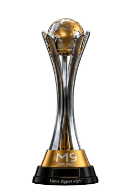 M9 Globe Awards trophy